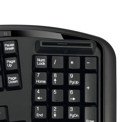 keyboard with integrated smart card reader|ergonomic keyboard with card reader.